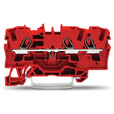 WAGO 2004-1303 TOPJOB S Series Red, 4mm², 1-Level, Push In Termination, ATEX, CSA, IECEx