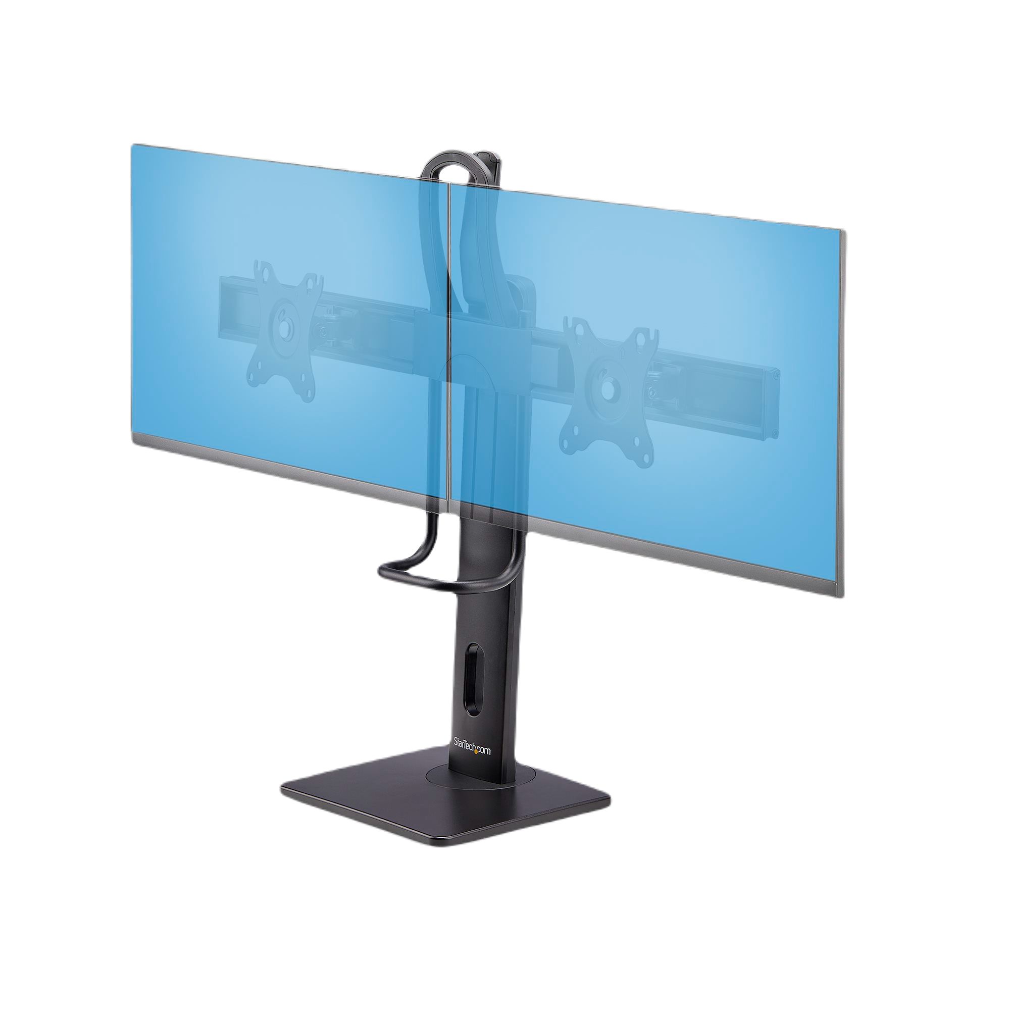 StarTech.com Desk Mounting Monitor Stand for 2 x Screen, 27in Screen Size