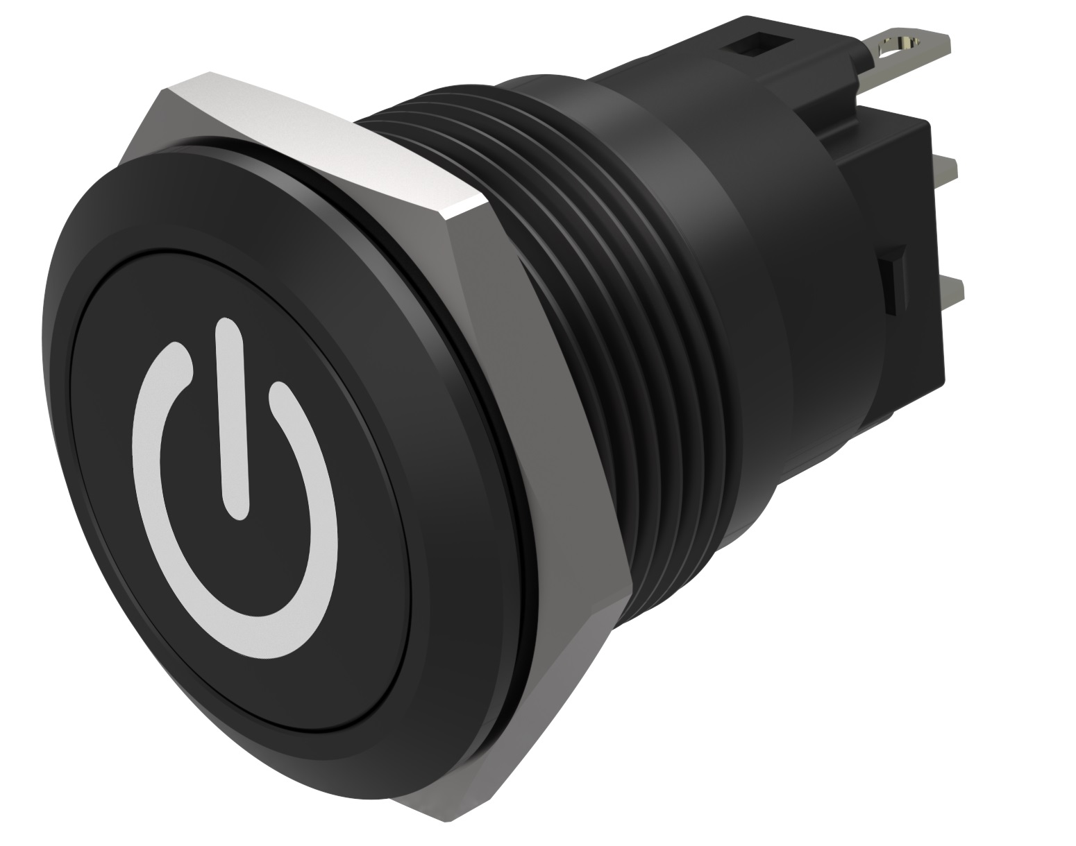 EAO Series 82 Series Push Button Switch, Momentary, Flush Mount, 19mm Cutout, SPST, SPST, IP65, IP67