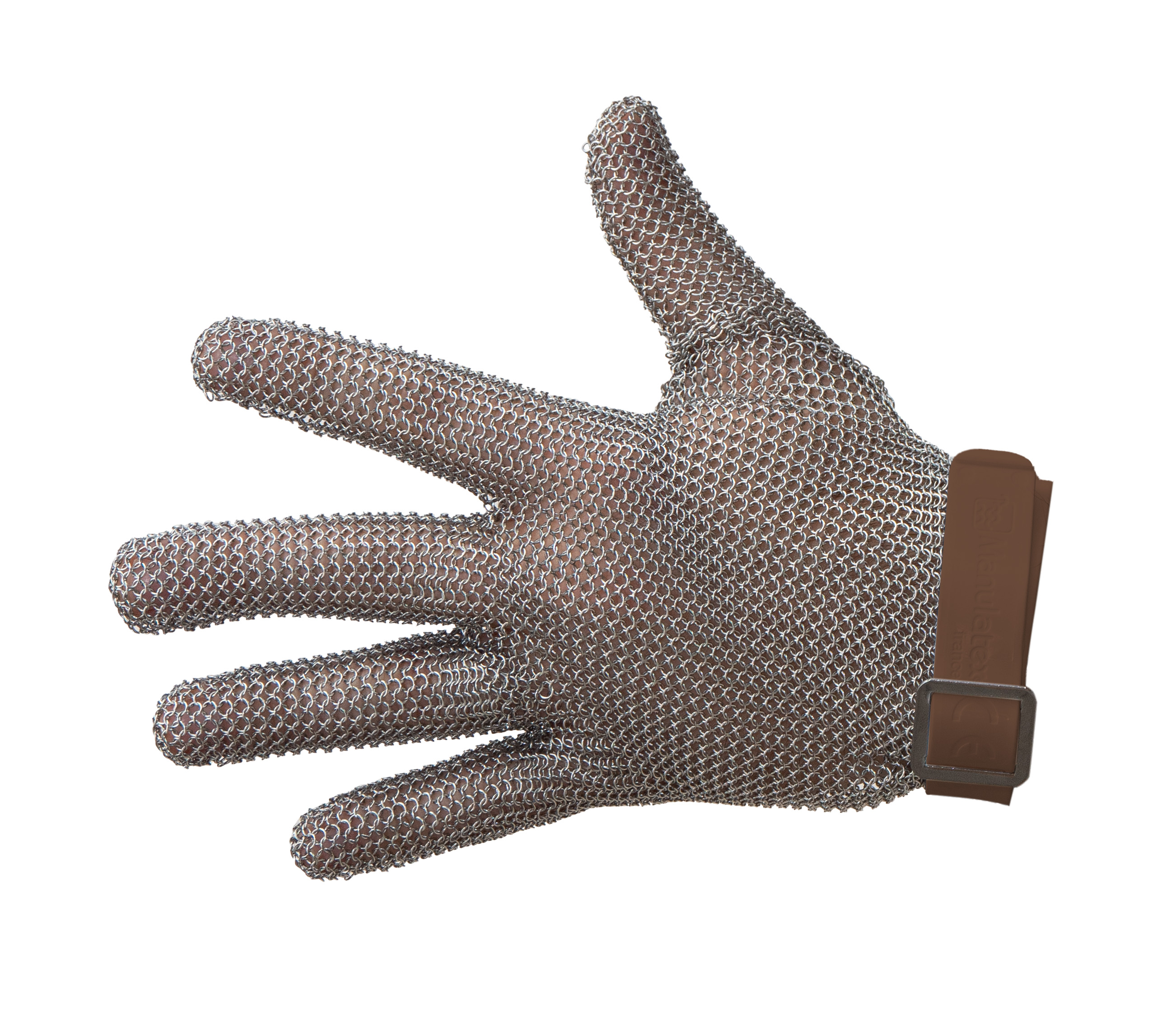 Manulatex GCM Brown Stainless Steel Puncture & Tear Resistant Gloves, Size 2XS