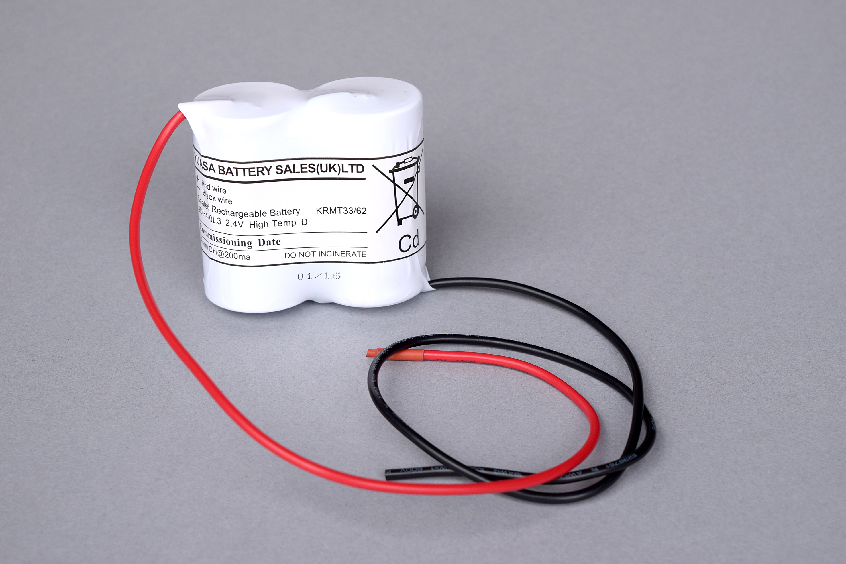 Yuasa YU-Lite NiCd 2.4V NiCd D Batteries