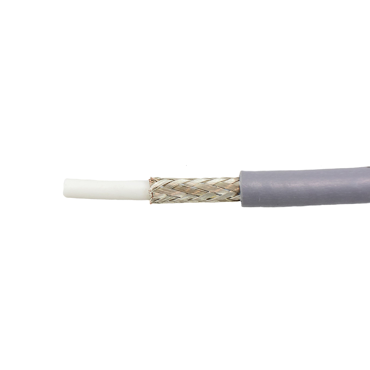 Alpha Wire Alpha Essentials Communication & Control Control Cable, 1 Cores, 0.24 mm² 24 AWG, Screened, 30 m, White