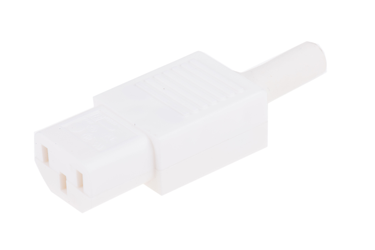 Bulgin C13 Cable Mount IEC Connector Socket, 10A, 250 V