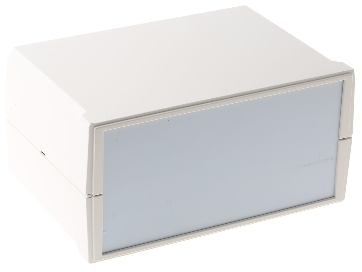 OKW Motec M White ABS Instrument Case, 205 x 140 x 100mm