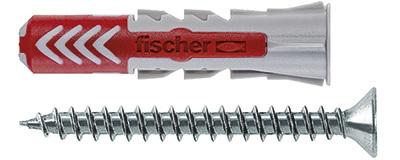 Fischer Fixings Screw Anchor 4.5 x 40mm x 30mm, 6mm Fixing Hole