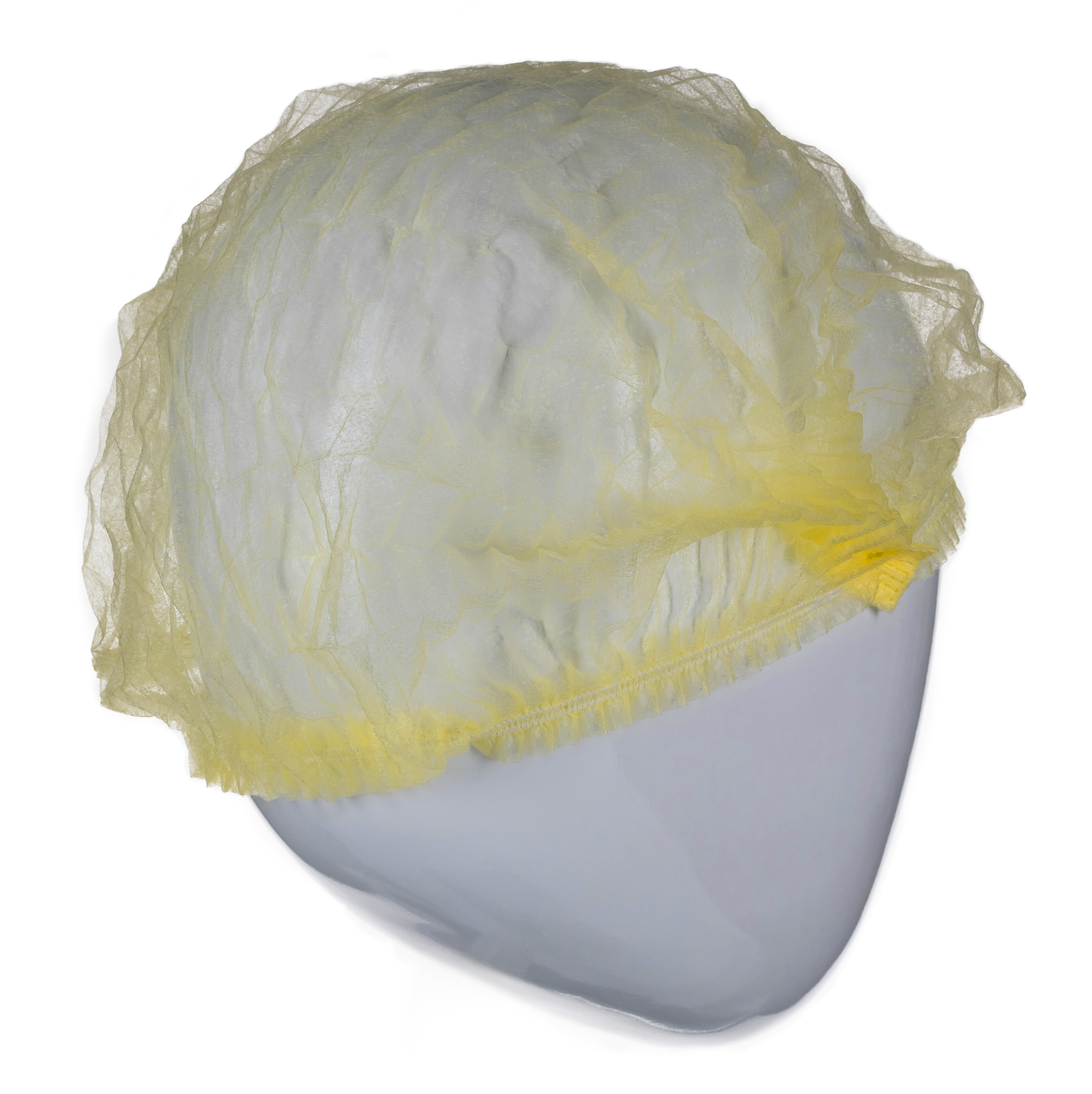 RS PRO Yellow, One-Size Polypropylene, Mob Cap Type