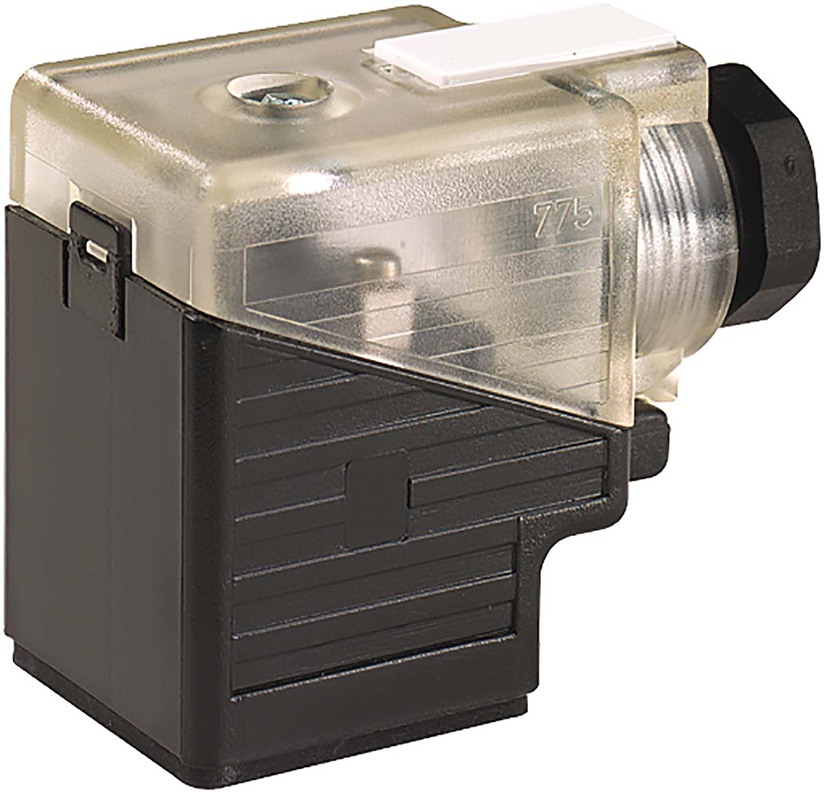 Murrelektronik Limited 2P+E DIN 43650 A, Female DIN 43650 Solenoid Connector with Indicator Light, 110 V, 230 V ca/cc