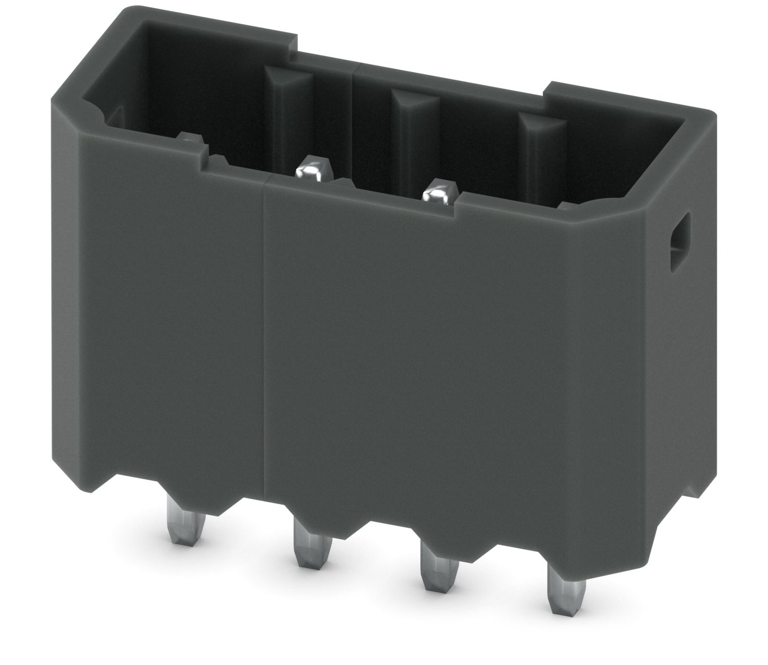 Phoenix Contact, 2.5mm Pitch, COMBICON Compact, 4 Way, , Pluggable Terminal Block, Header, Solder Termination, 1778573