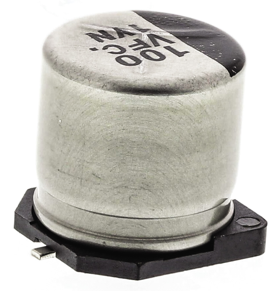 Panasonic 100μF Aluminium Electrolytic Capacitor 35V dc, Surface Mount - EEEFC1V101P