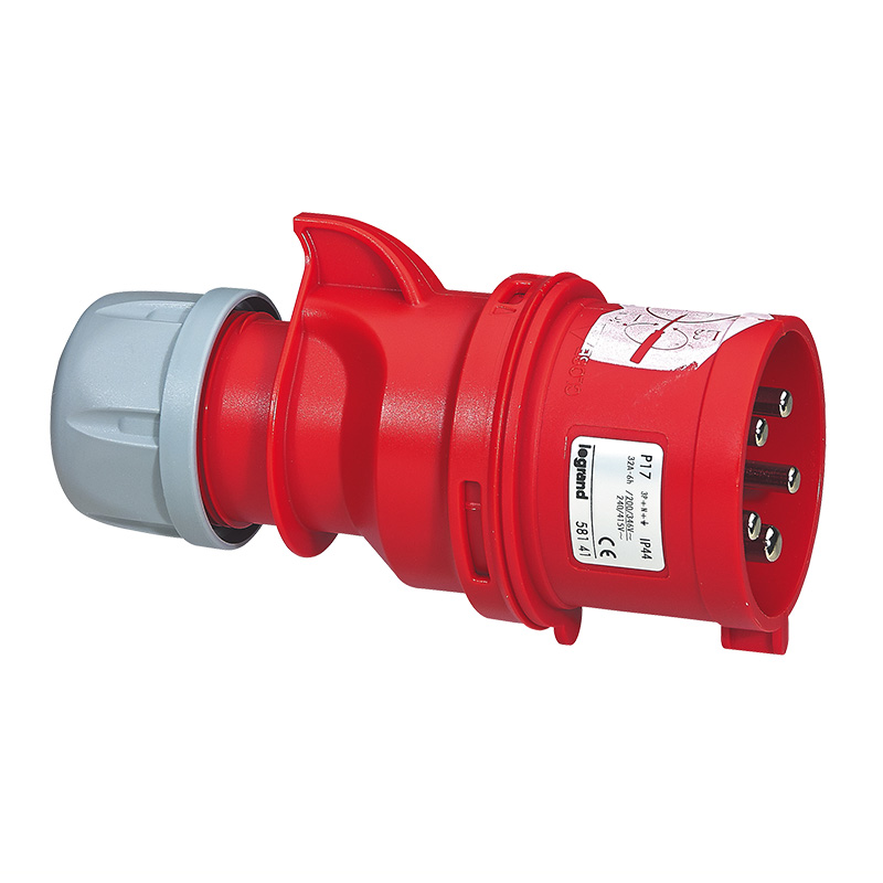 Legrand IP44 3P + N + E Power Connector Plug, Rated At 32A, 380 → 415 V