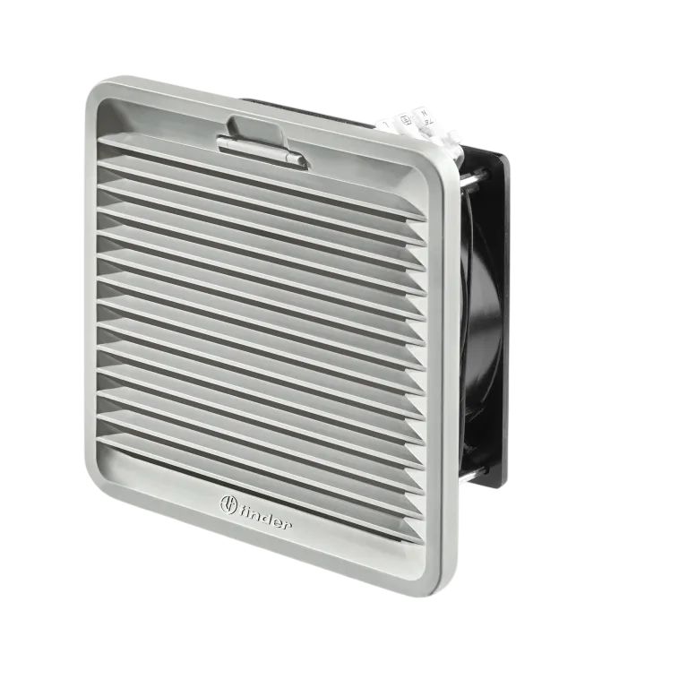 Finder 7F Series Filter Fan, 230 V ac, AC Operation, 195/228m³/h Filtered, 250m³/h Unimpeded, IP85, 255 x 255mm