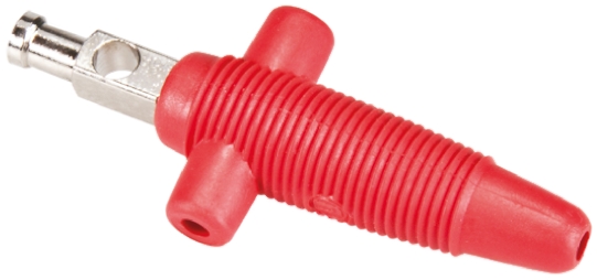 Hirschmann Test & Measurement Red Male Banana Plug - Solder, 60V dc