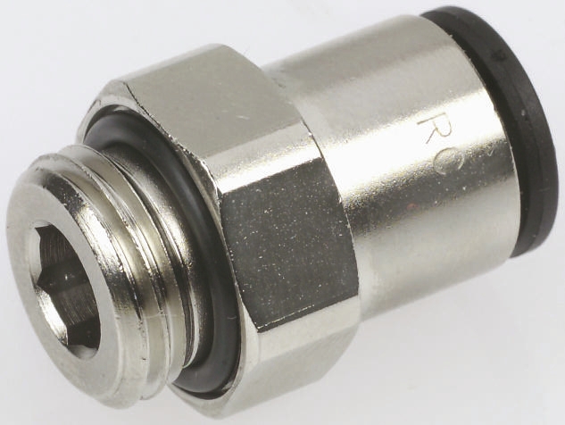 Legris LF3000 Series Straight Threaded Adaptor, M12 Male to Push In 8 mm, Threaded-to-Tube Connection Style