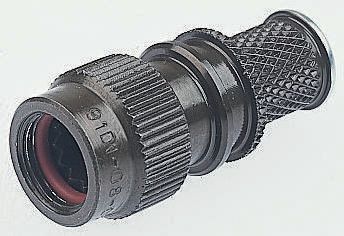 Polamco, 91Size 22 Straight Circular Connector Backshell, For Use With MIL-DTL-5015 Connector