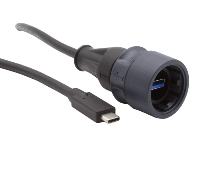Bulgin USB 3.0, Male USB to Male USB C, 1.5 → 480Mbps, 5m