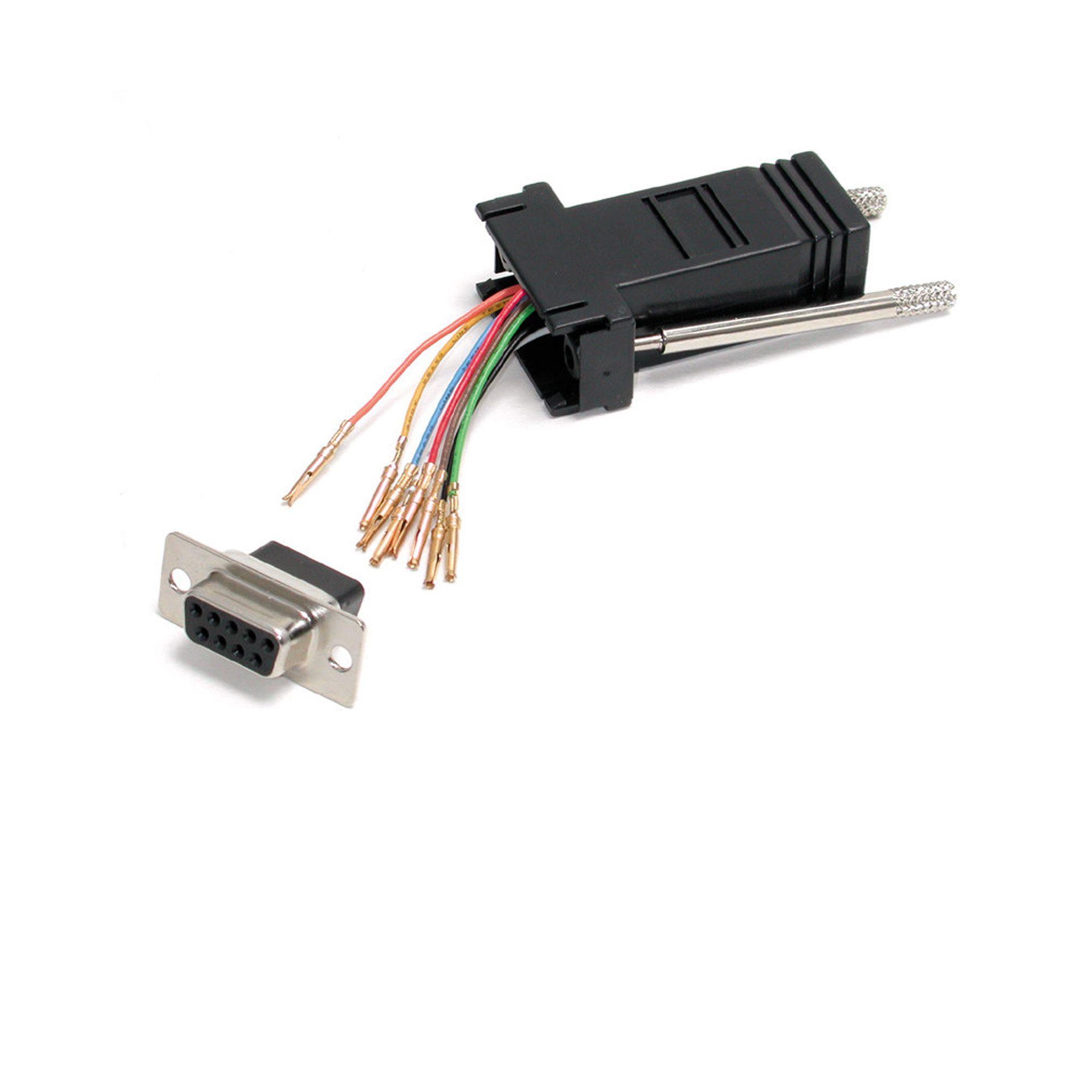 StarTech.com D Sub Adapter Female 9 Way D-Sub to Female RJ45