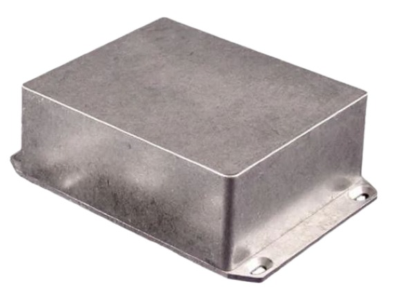 Hammond 1590 Series Die Cast Aluminium Enclosure, IP54, Flanged, 146 x 146 x 57mm