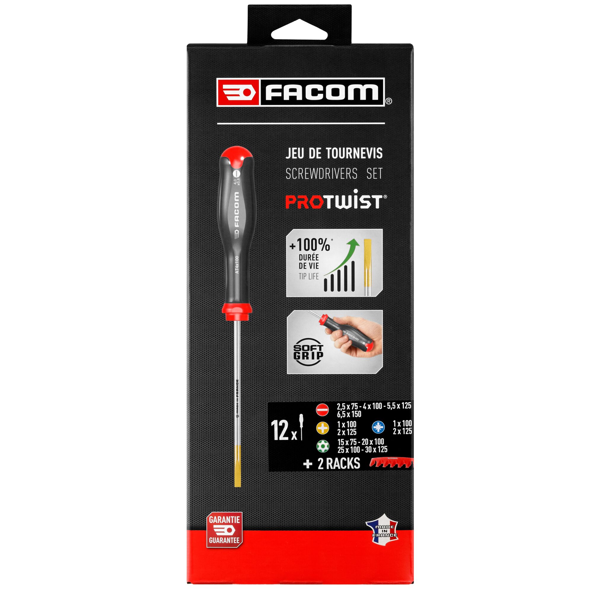 Facom Screwdriver Set, 12-Piece