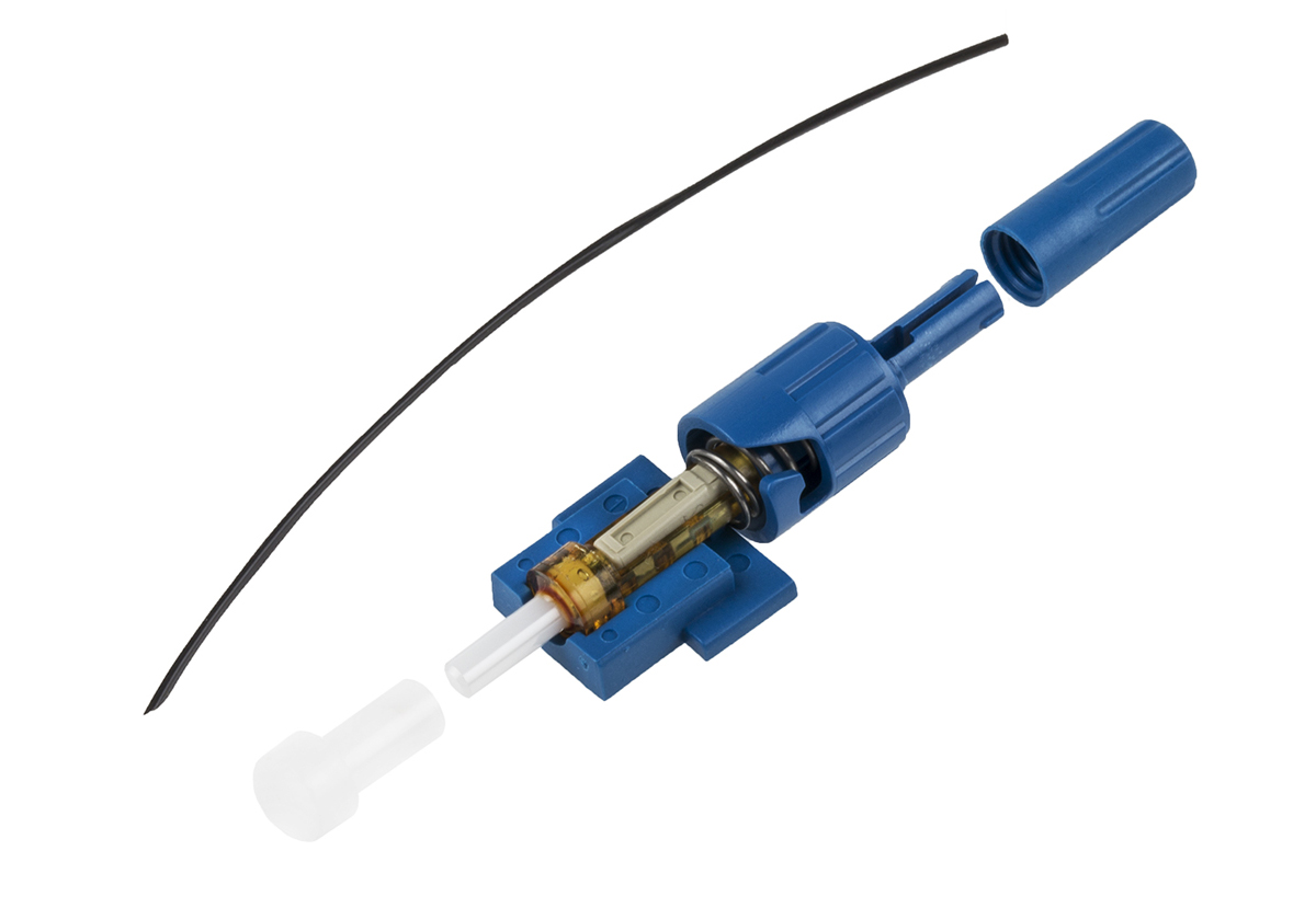 RS PRO, ST, PC Single Mode Simplex Fibre Optic Connector 9/125μm Fibre Size, 0.5dB Insertion Loss
