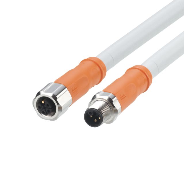 ifm electronic Power 2.5 mm² 5 Core Power Cable, Grey Polyurethane PUR, 5m