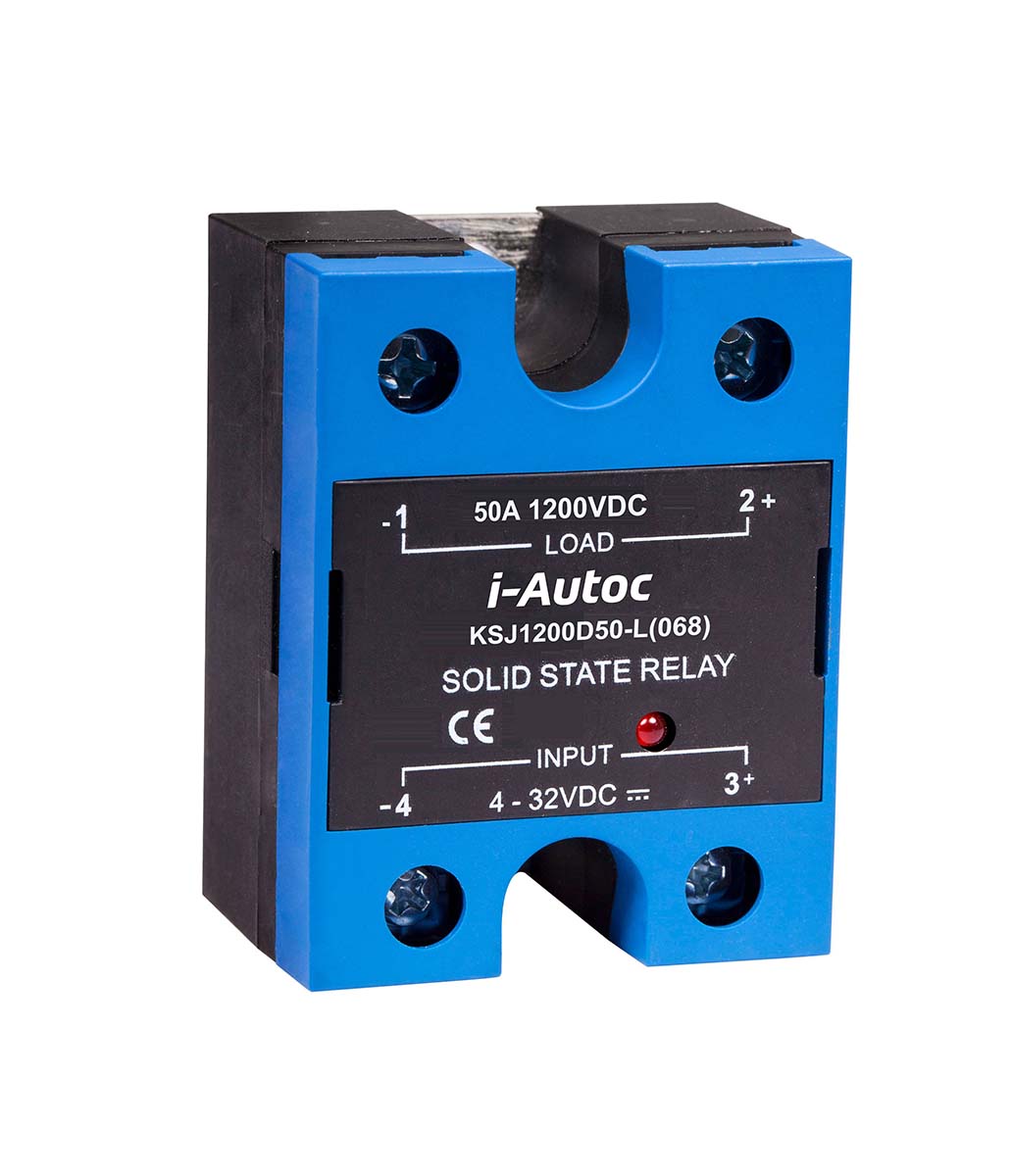 i-Autoc KSJ Series Solid State Relay, 20 A Load, Panel Mount, 100 V dc Load, 32 V dc Control