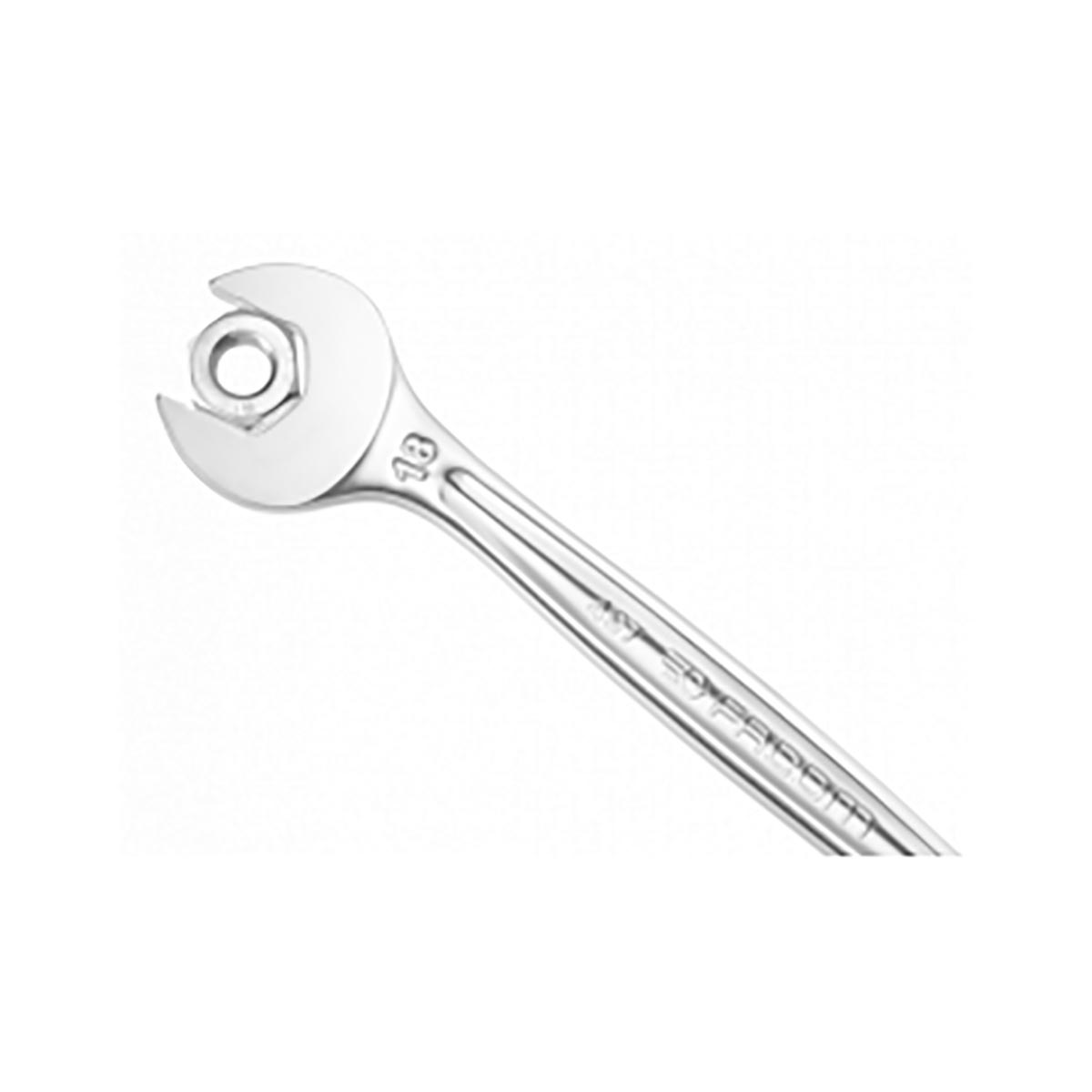 Facom 467B Series Combination Ratchet Spanner, 38mm, Metric, Double Ended, 487 mm Overall