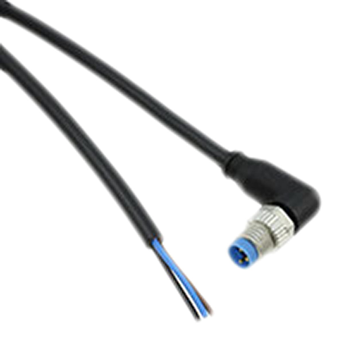TE Connectivity Male 3 way M8 to Unterminated Free End Sensor Actuator Cable, 1.5 m