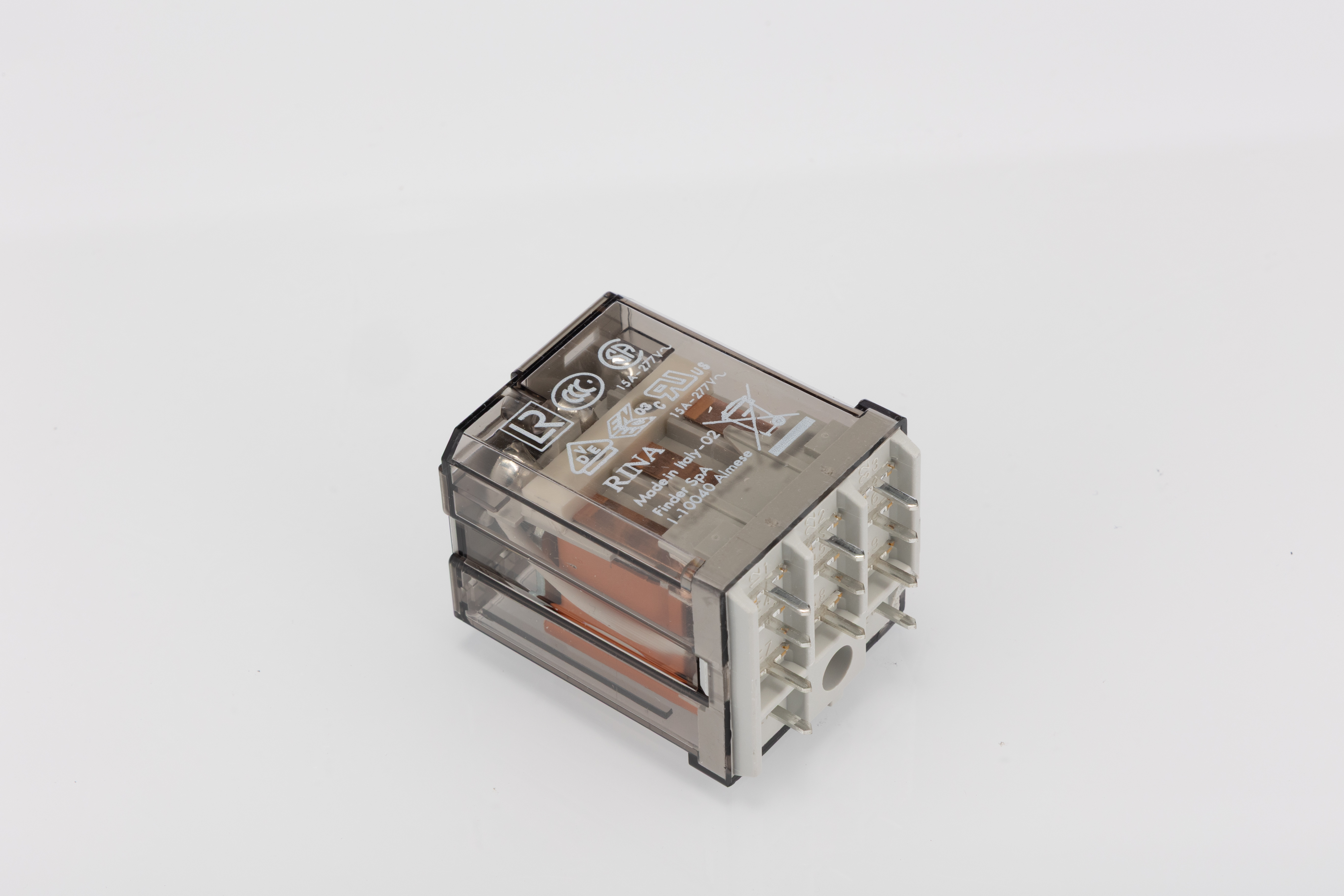Finder PCB Mount Power Relay, 230V ac Coil, 16A Switching Current, 3PDT