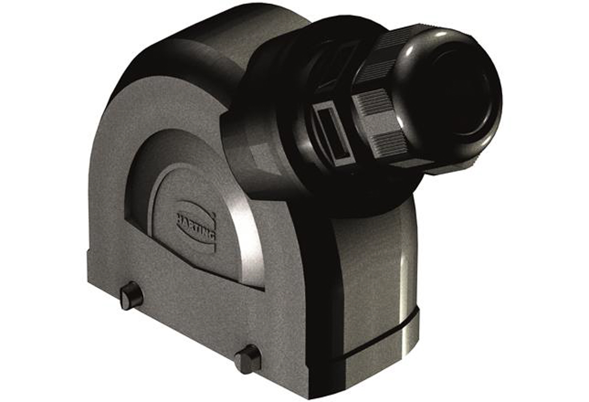HARTING Han-Eco B Heavy Duty Power Connector Hood, M32 Thread, Side Entry Han-Eco Range