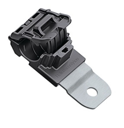 HellermannTyton Black Nylon Ratcheting P-clamp, 19.5mm Max. Bundle