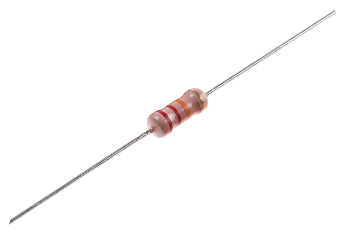 RS PRO 22kΩ Carbon Film Resistor 2W ±5%