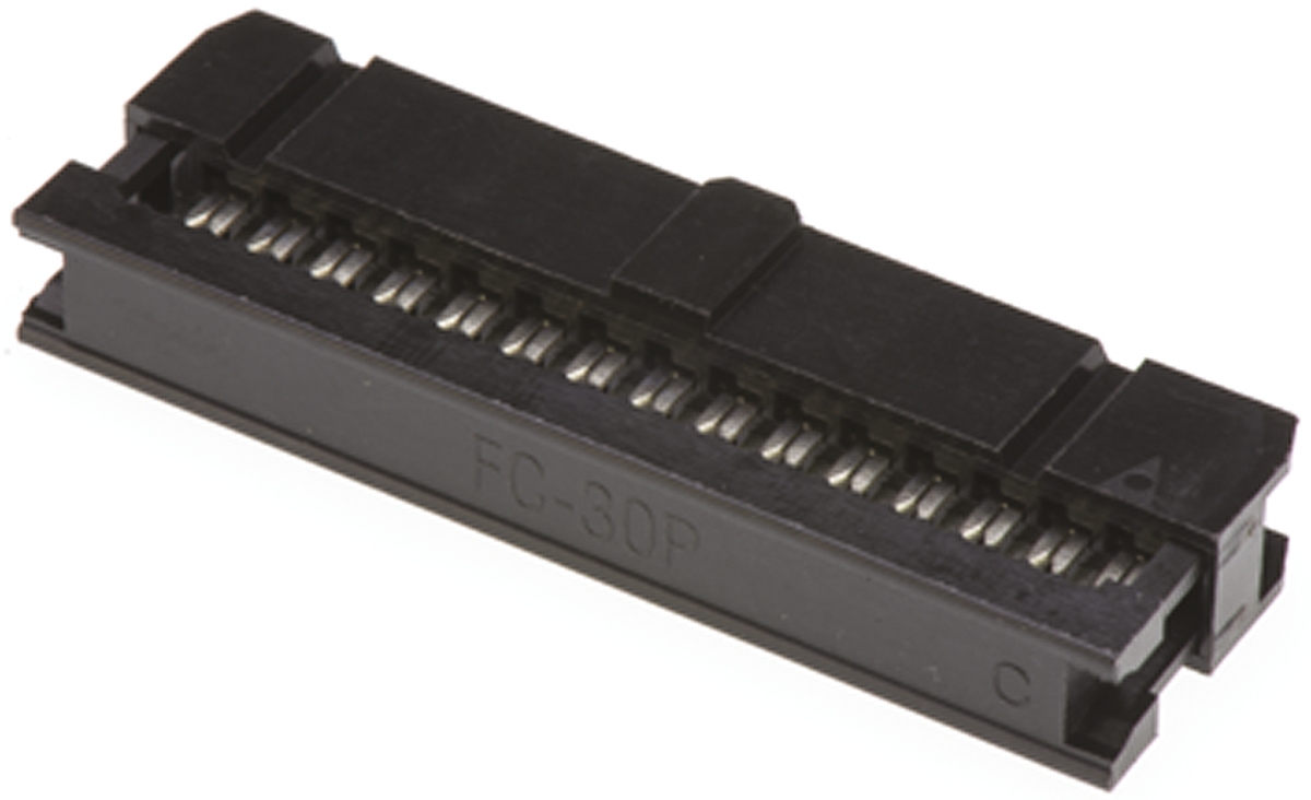 Amphenol Communications Solutions 30-Way IDC Connector Socket for Cable Mount, 2-Row