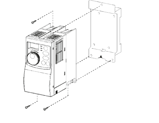 Mitsubishi Electric Mounting Kit FR Series Mounting Kit for Use with FR-S500 Series