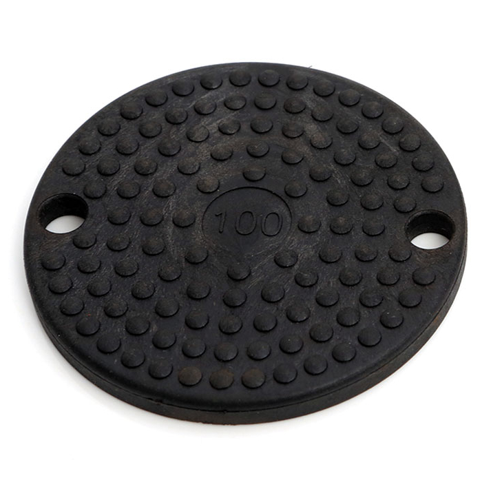 RS PRO Circular Thermoplastic Non Slip Pad, 51mm diameter 8mm width x 52mm length