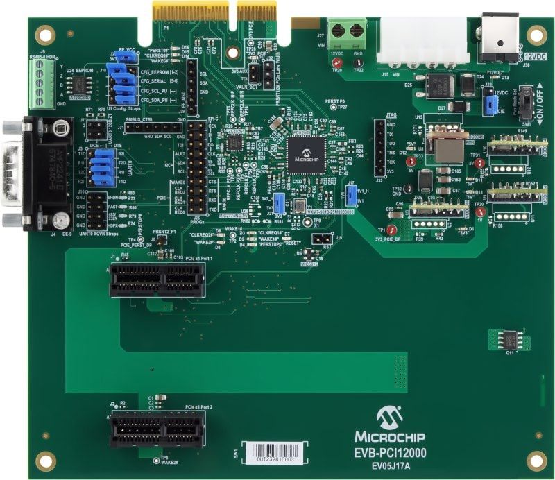 Microchip Evaluation Evaluation Board Evaluation Kit Evaluation Board for PCI12000 EV05J17A