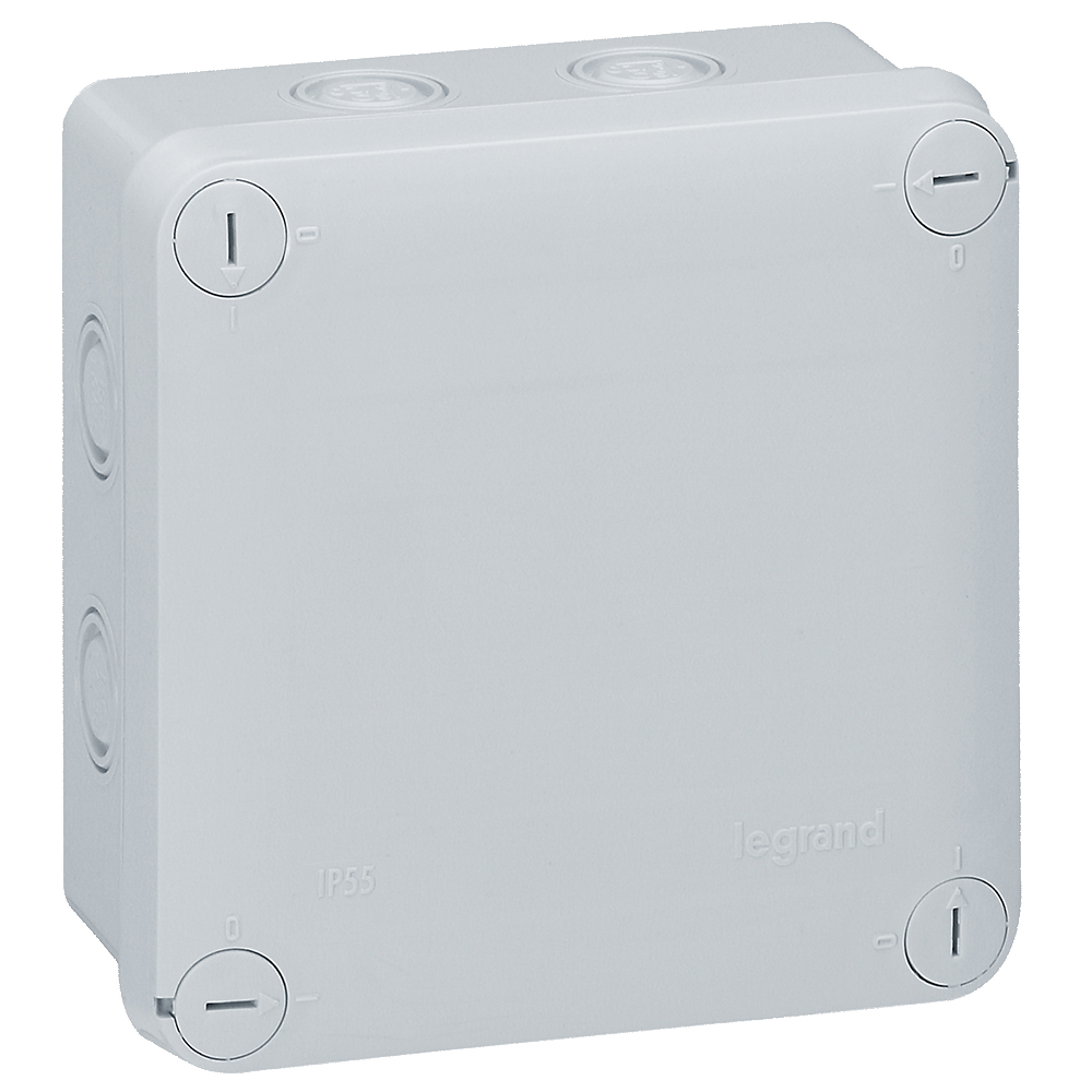 Legrand Plastic Junction Box, IP55, 121 x 121 x 50mm