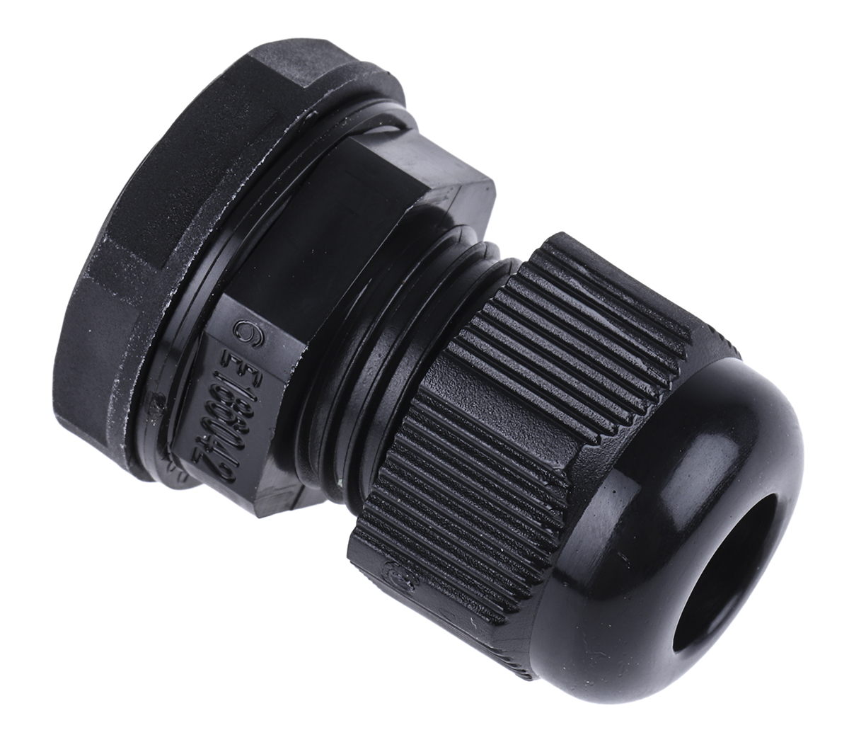 RS PRO Black Nylon Cable Gland, PG9 Thread, 4mm min., 8mm max., IP68