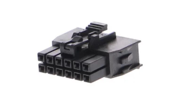 Molex Receptacle Crimp Connector Housing, 2.5mm Pitch, 12 Way, 2 Row