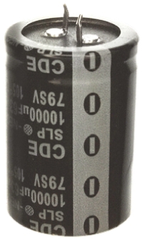 Cornell-Dubilier 470μF Aluminium Electrolytic Capacitor 450V dc, Snap-In - SLP471M450H4P3