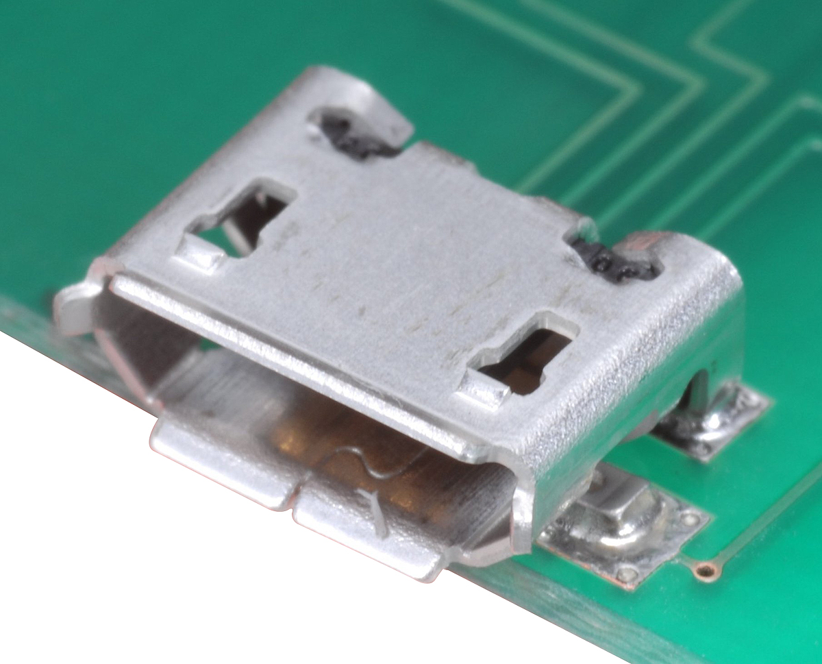 Hirose Straight, SMT Type Micro B 2.0 USB Connector