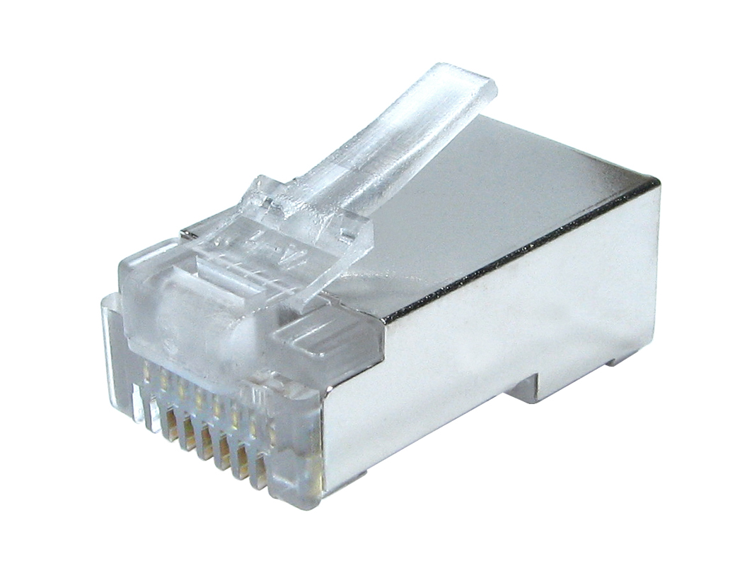 RS PRO Male RJ45 Connector, Cable Mount, Cat5e Straight 1 Port 8 -Way