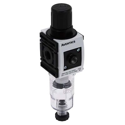 EMERSON – AVENTICS AS1-FRE Filter Regulator, 5μm, G 1/4, Semi Automatic, 12 bar