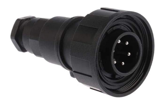 Bulgin Circular Connector, 6 Contacts, Cable, Standard Connector, Plug, Male, IP68, Standard Buccaneer Series