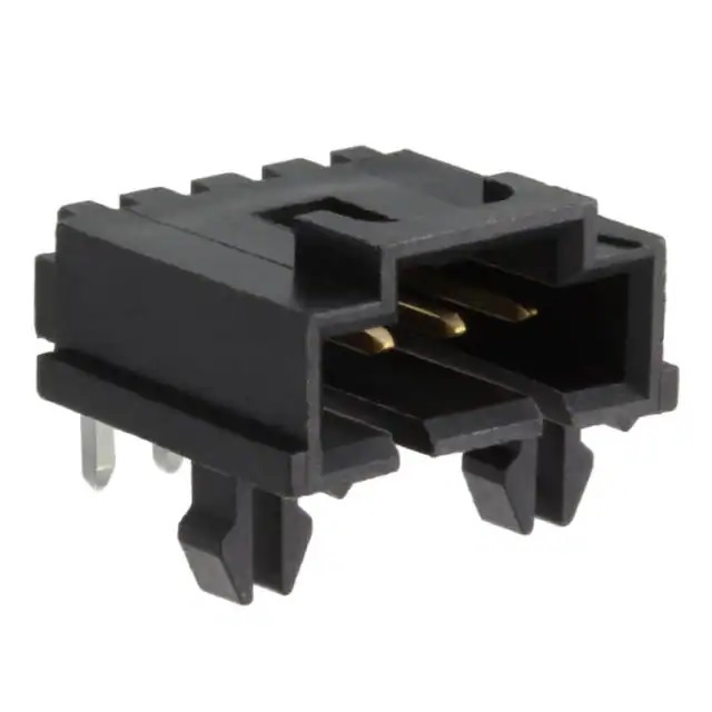 Molex SL Series Right Angle Through Hole PCB Header, 4 Contact(s), 2.54 mm Pitch, 1 Row, Shrouded