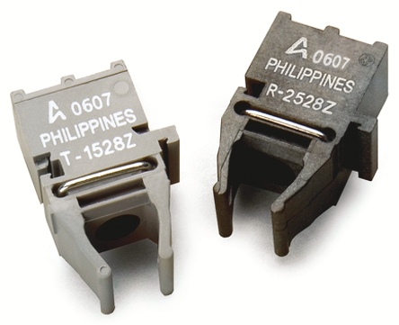 Broadcom HFBR-1528Z, 10MBd Fibre Optic Transmitter 662nm, Square, 18.9 x 10.2 x 7.62mm