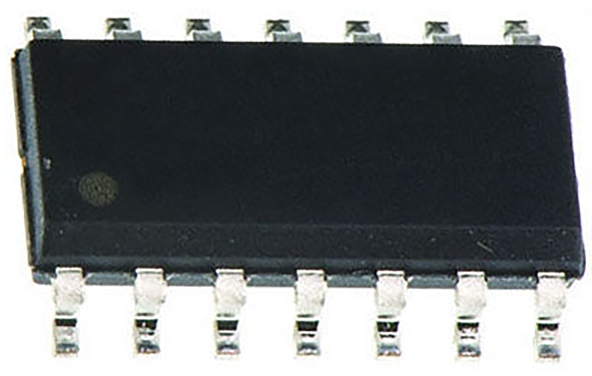 LM2901AQS14-13 DiodesZetex, Quad Comparator, CMOS/TTL O/P, O/P, 300ns 2 → 36 V 14-Pin SO