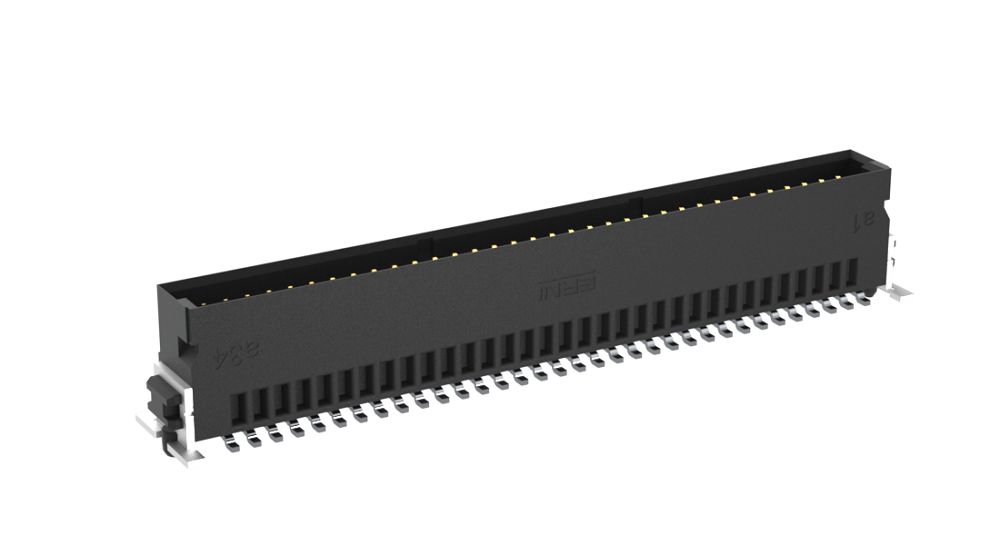 ERNI SMC Series Straight Surface PCB Header, 68 Contact(s), 1.27 mm Pitch, 2 Row, Shrouded