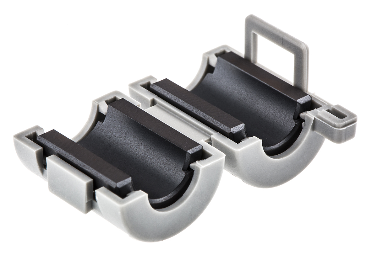 TDK Openable Ferrite Sleeve, 15 Dia. X 18mm, For Suppression Components, Apertures: 1, Diameter 7mm