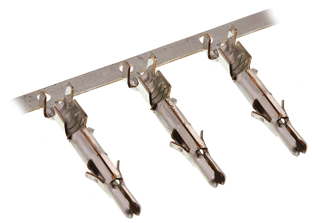 TE Connectivity Universal MATE-N-LOK Series Male Crimp Terminal, 20AWG Min, 14AWG Max