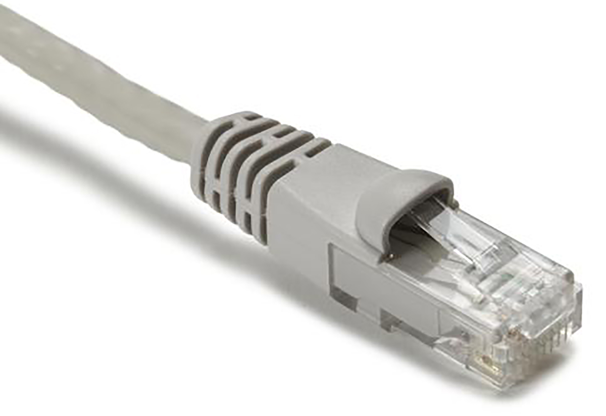 HellermannTyton Connectivity, 1.52m Cat6, Grey RJ45 to Male RJ45 Male, U/UTP Unshielded, Terminated